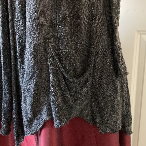 Transit Par Such Lightweight Gray Sweater Jacket - Picture 8 of 9